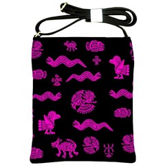 Aztecs Pattern Shoulder Sling Bags