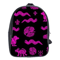 Aztecs Pattern School Bags (xl) 