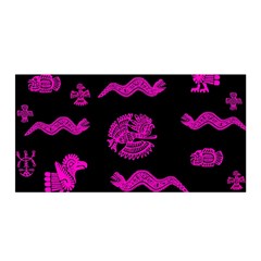 Aztecs Pattern Satin Wrap