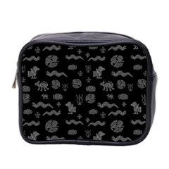 Aztecs Pattern Mini Toiletries Bag 2-side