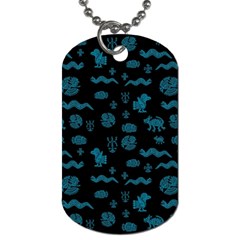 Aztecs Pattern Dog Tag (one Side) by ValentinaDesign