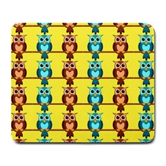 Owls Pattern            Large Mousepad by LalyLauraFLM