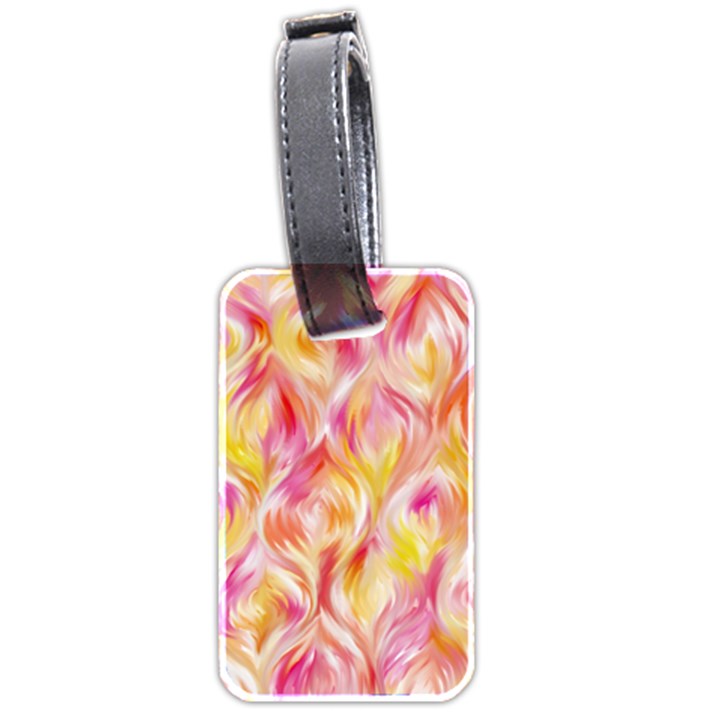 Pretty Painted Pattern Pastel Luggage Tags (Two Sides)