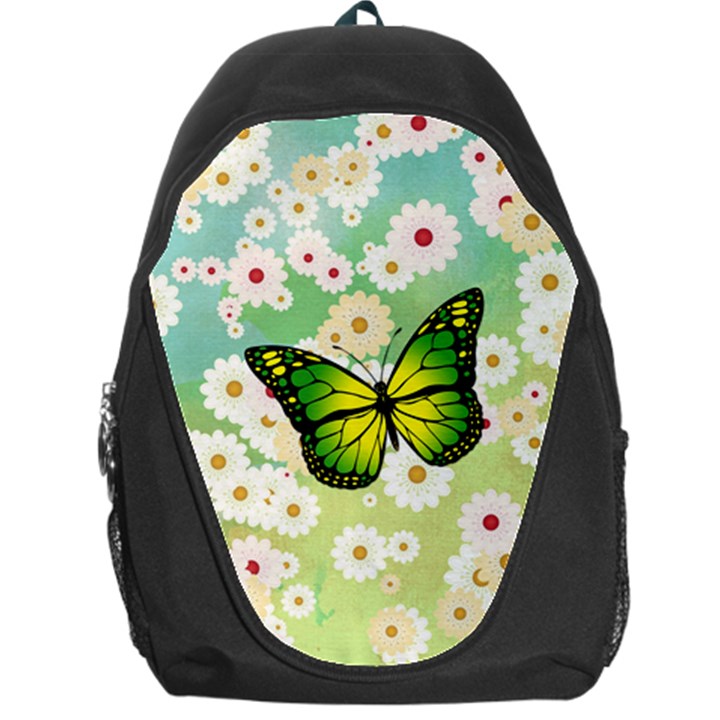 Green Butterfly Backpack Bag