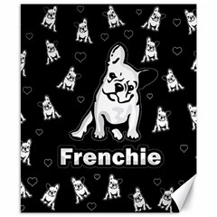 Frenchie Canvas 8  X 10  by Valentinaart