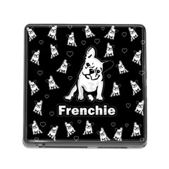 Frenchie Memory Card Reader (square) by Valentinaart