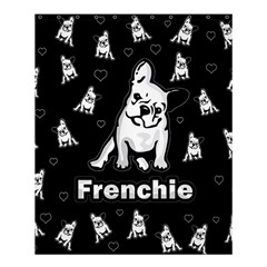 Frenchie Shower Curtain 60  X 72  (medium)  by Valentinaart