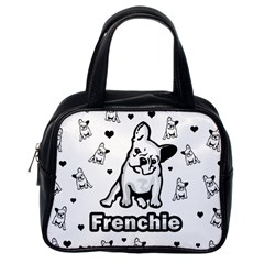 French Bulldog Classic Handbags (one Side) by Valentinaart