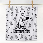 French bulldog Face Towel Front