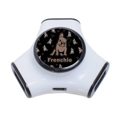 French Bulldog 3-port Usb Hub by Valentinaart