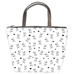 French Bulldog Bucket Bags by Valentinaart