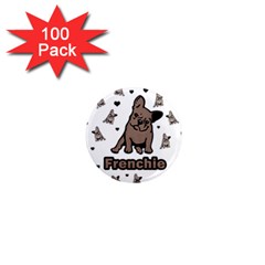 French Bulldog 1  Mini Magnets (100 Pack)  by Valentinaart