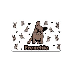 French Bulldog Magnet (name Card) by Valentinaart