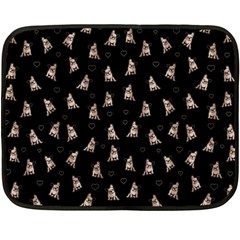 French Bulldog Fleece Blanket (mini) by Valentinaart