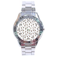 French Bulldog Stainless Steel Analogue Watch by Valentinaart