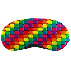 Colorful 3d Rectangles           Sleeping Mask by LalyLauraFLM