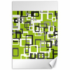 Pattern Abstract Form Four Corner Canvas 24  X 36  by Nexatart