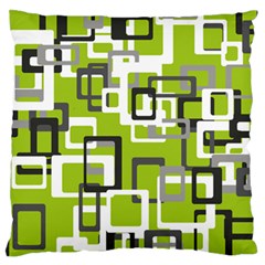 Pattern Abstract Form Four Corner Large Flano Cushion Case (one Side)