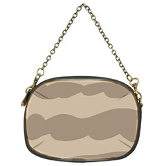 Pattern Wave Beige Brown Chain Purses (two Sides)  by Nexatart