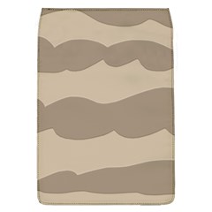 Pattern Wave Beige Brown Flap Covers (l) 