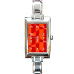 Background Texture Pattern Colorful Rectangle Italian Charm Watch Front