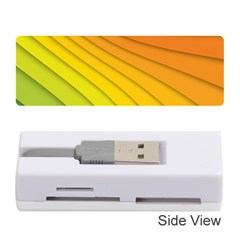 Abstract Pattern Lines Wave Memory Card Reader (stick)  by Nexatart