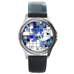 Design Round Metal Watch by Nexatart