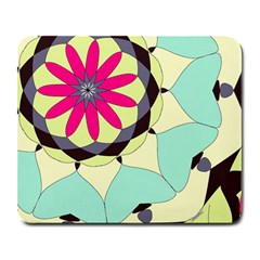 Pink Flower Large Mousepads by digitaldivadesigns