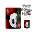 Panda Playing Cards 54 (Mini)  Front - Heart7