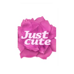 Just Cute Text Over Pink Rose Memory Card Reader by dflcprints