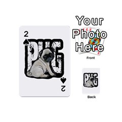 Pug Playing Cards 54 (mini)  by Valentinaart