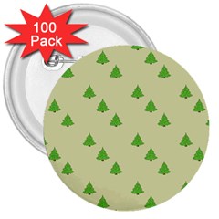 Christmas Wrapping Paper Pattern 3  Buttons (100 Pack)  by Nexatart