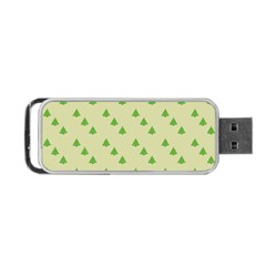 Christmas Wrapping Paper Pattern Portable Usb Flash (one Side) by Nexatart