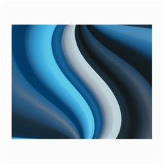 Abstract Pattern Lines Wave Small Glasses Cloth (2-side) by Nexatart