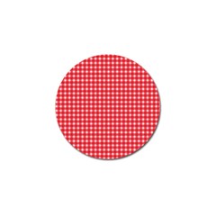Pattern Diamonds Box Red Golf Ball Marker (4 Pack) by Nexatart