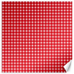 Pattern Diamonds Box Red Canvas 16  X 16   by Nexatart