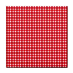 Pattern Diamonds Box Red Face Towel by Nexatart