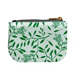 Leaves Foliage Green Wallpaper Mini Coin Purses Back