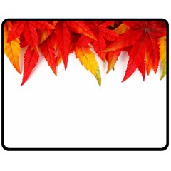 Abstract Autumn Background Bright Double Sided Fleece Blanket (medium) 