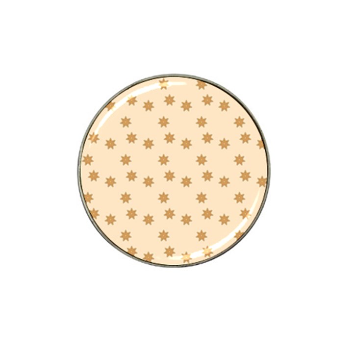Pattern Gingerbread Star Hat Clip Ball Marker (4 pack)