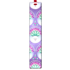 Background Floral Pattern Purple Large Book Marks by Nexatart
