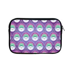 Background Floral Pattern Purple Apple Ipad Mini Zipper Cases by Nexatart