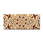 Brown And Tan Abstract Cosmetic Storage Cases Front