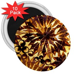 Mussels Lamp Star Pattern 3  Magnets (10 Pack)  by Nexatart