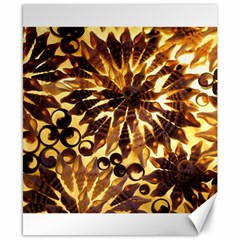 Mussels Lamp Star Pattern Canvas 8  X 10 