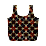 Kaleidoscope Image Background Full Print Recycle Bags (M)  Front