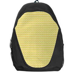 Pattern Yellow Heart Heart Pattern Backpack Bag