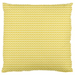 Pattern Yellow Heart Heart Pattern Standard Flano Cushion Case (One Side)