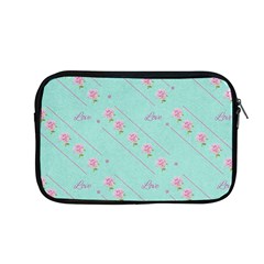 Flower Pink Love Background Texture Apple Macbook Pro 13  Zipper Case by Nexatart