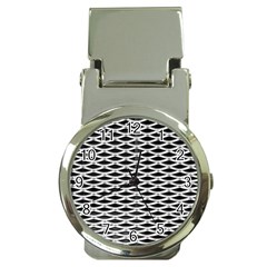 Expanded Metal Facade Background Money Clip Watches